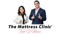 The Mattress Clinic logo with Trevor Boerner and Quynh Boerner in Moore Oklahoma