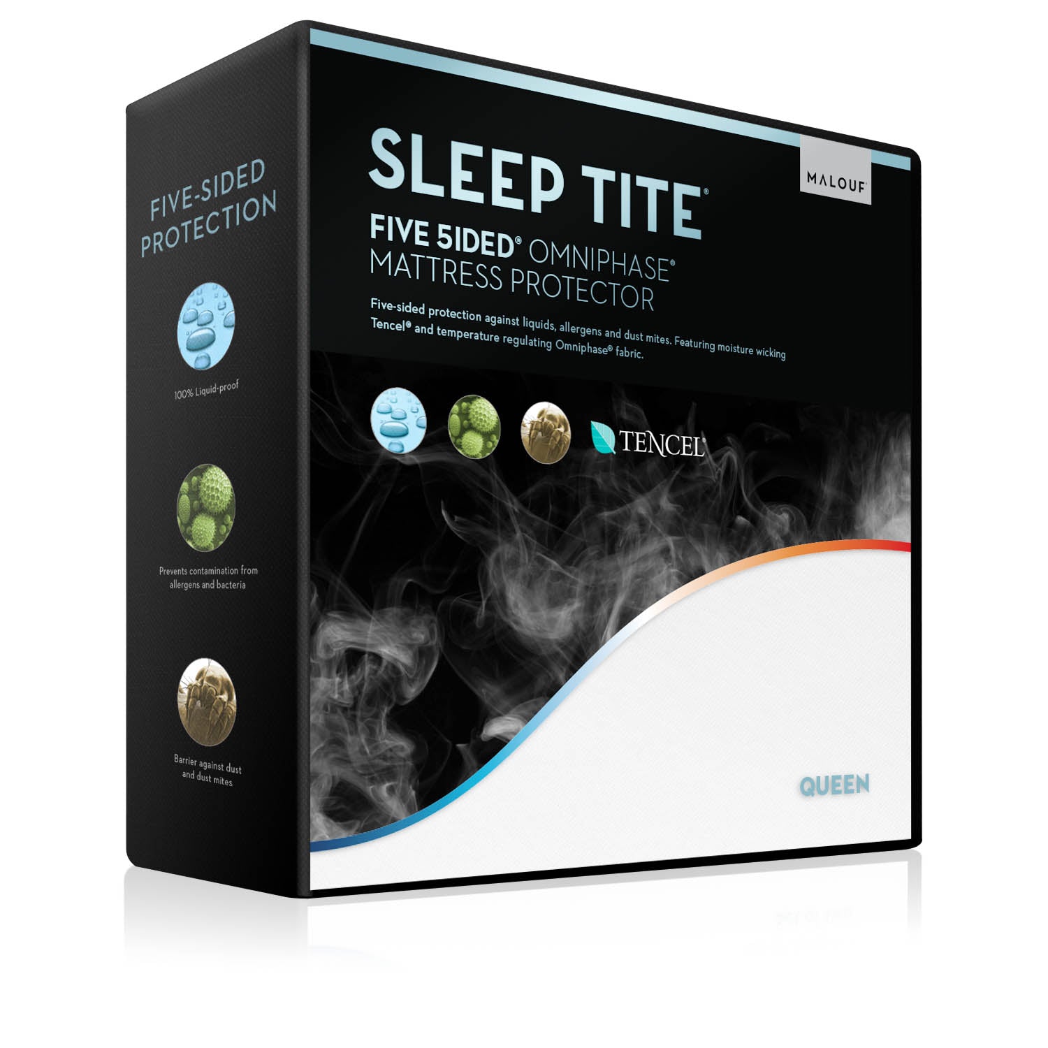 Sleep Tite FIVE 5IDED® Mattress Protector with Tencel™ + Omniphase®