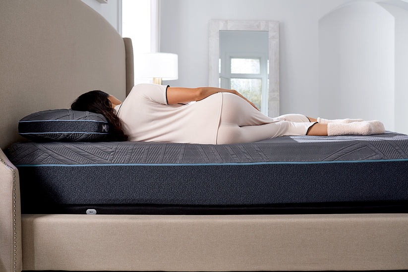 MLILY PowerCool 3-Piece 11.5" Hybrid Firm and Adjustable Base Sleep System