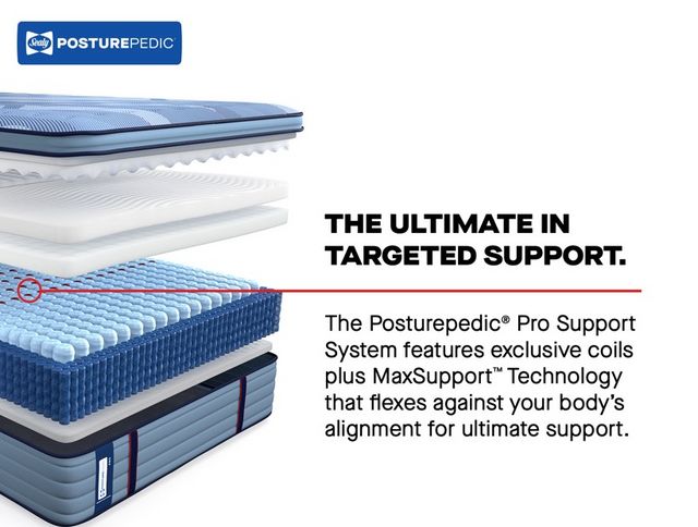 Sealy Posturepedic® Pro Spring Dupont II Medium Euro Pillowtop Mattress