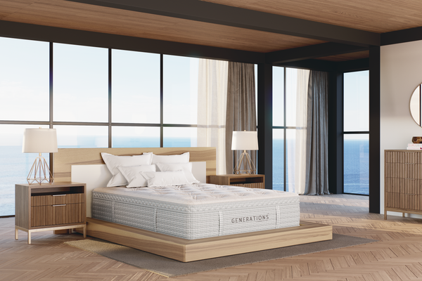 Twin XL Diamond Mattress® Generations Heritage Luxury 16" Tufted Euro Top Medium Mattress