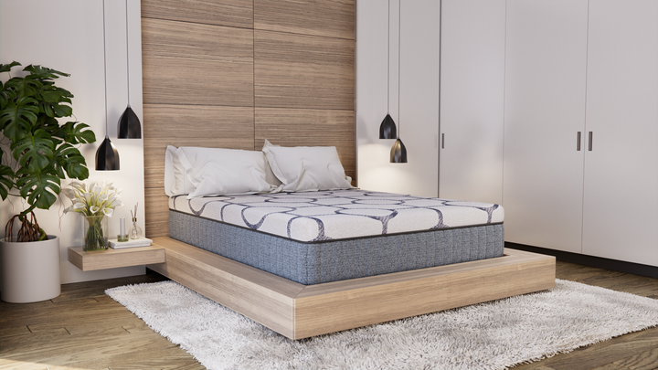 Diamon Mattress Aquamarine 14" Hybrid Plush Smooth Top Mattress
