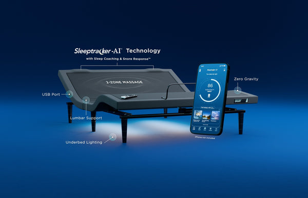 TEMPUR-Ergo® Smart Adjustable Base with SleepTracker | Advanced