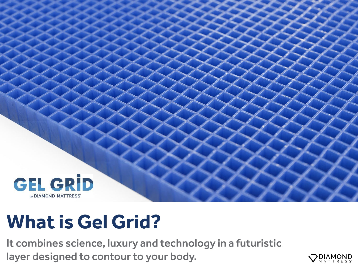 Diamond Mattress Gel Grid Gravity 13" Hybrid Mattress