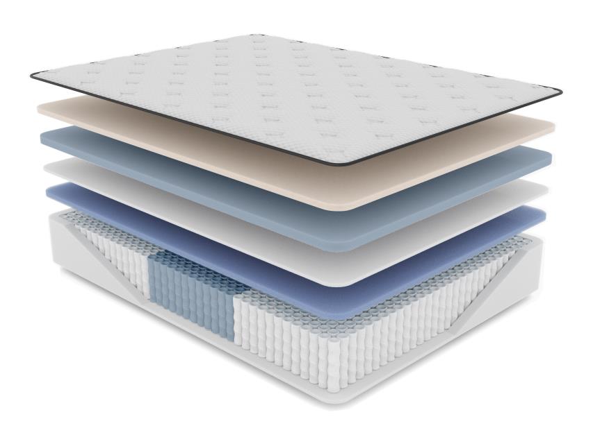 Diamond Mattress® Aspen Cool Latex 14.5" Euro Top Medium Mattress