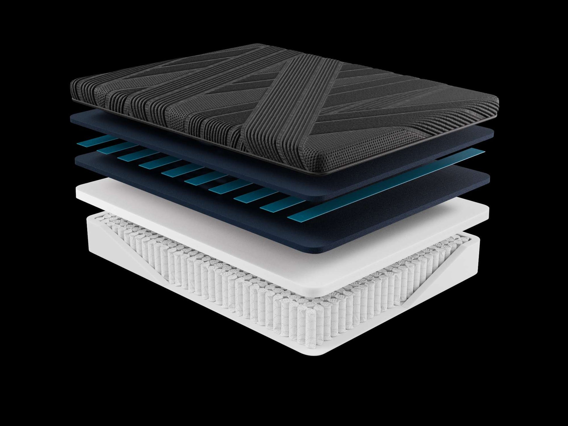 Diamond Mattress Black Snowbird 15" Hybrid Medium Tight Top Mattress