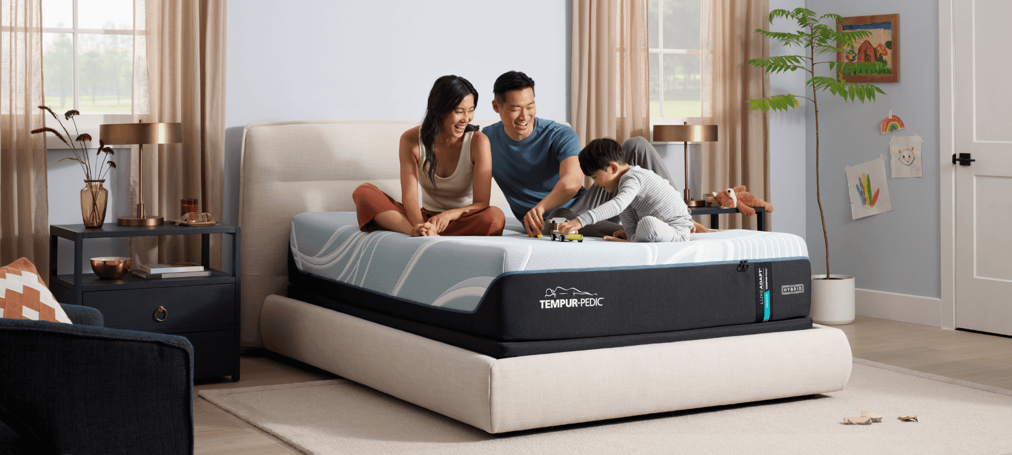 TEMPUR-LuxeAdapt® 13" Medium Hybrid Mattress