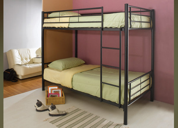 Hayward Twin Over Twin Bunk Bed Black