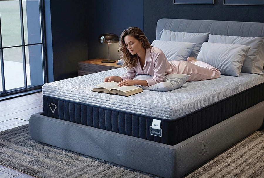 Technogel mattress in a bedroom setting