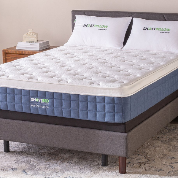 Ghostbed Performance hybrid with latex and premium coils at the best price at Texan Mattress magnolia texas