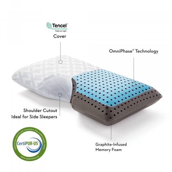 King Z Shoulder Cutout Carbon Cool LT Pillow